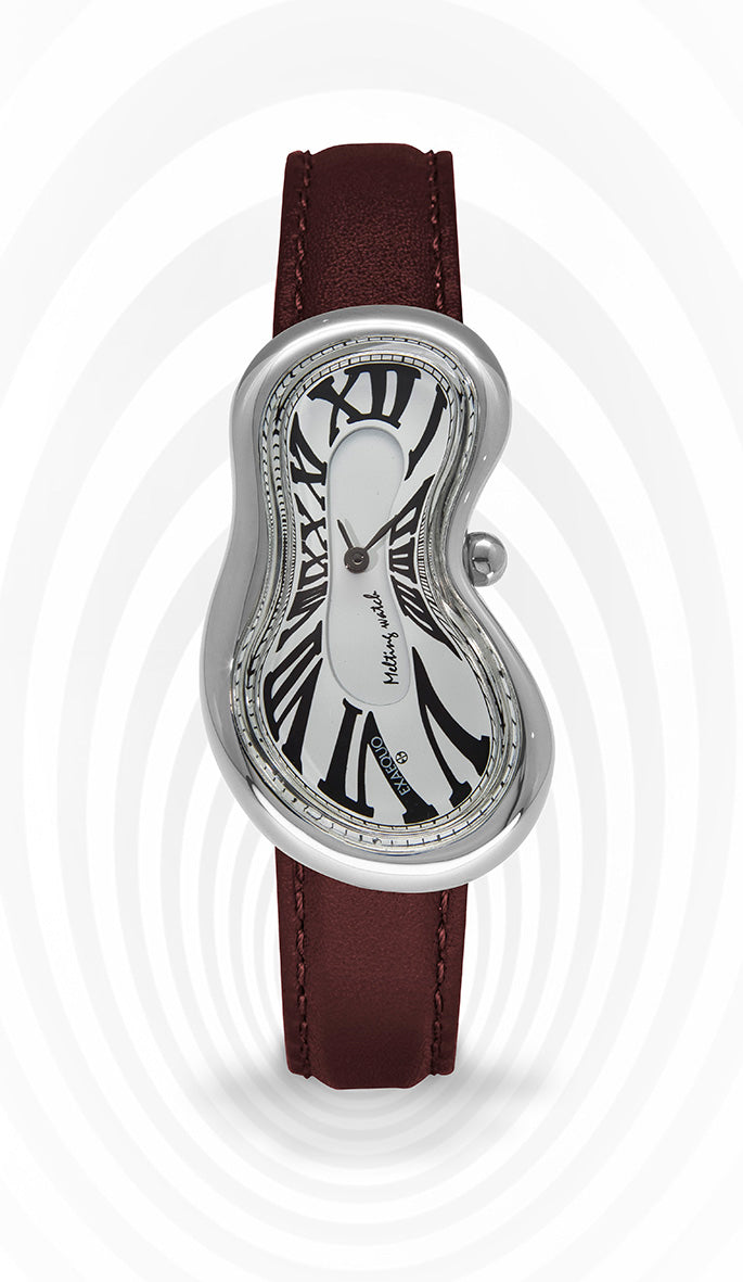 Melting Watch Silver White