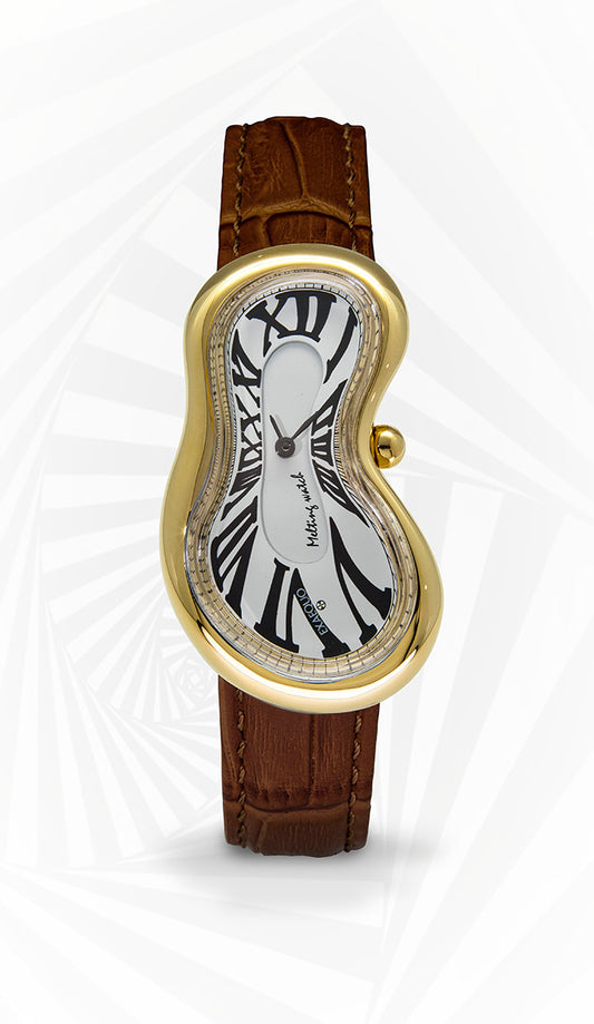 Melting Watch Gold White