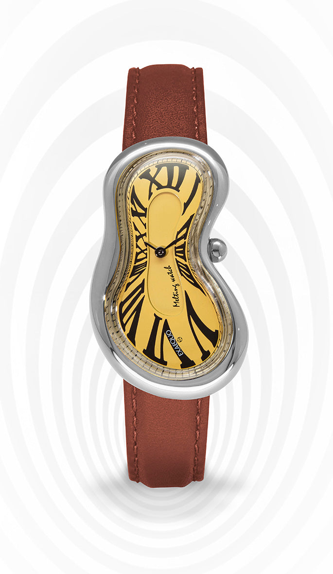 Melting Watch Silver Gold