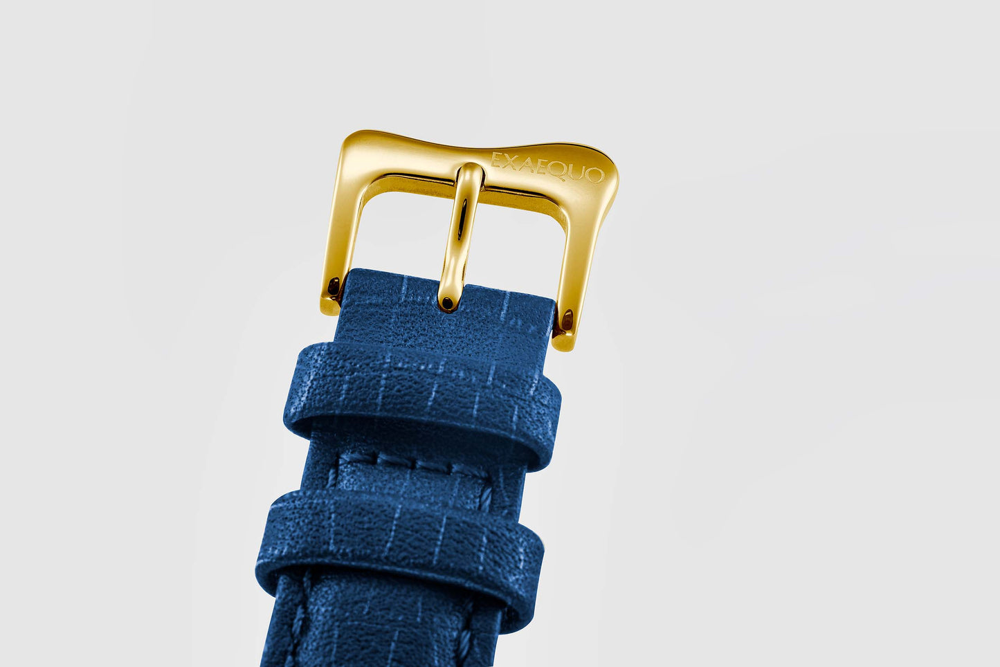 Melting Watch Gold Blue