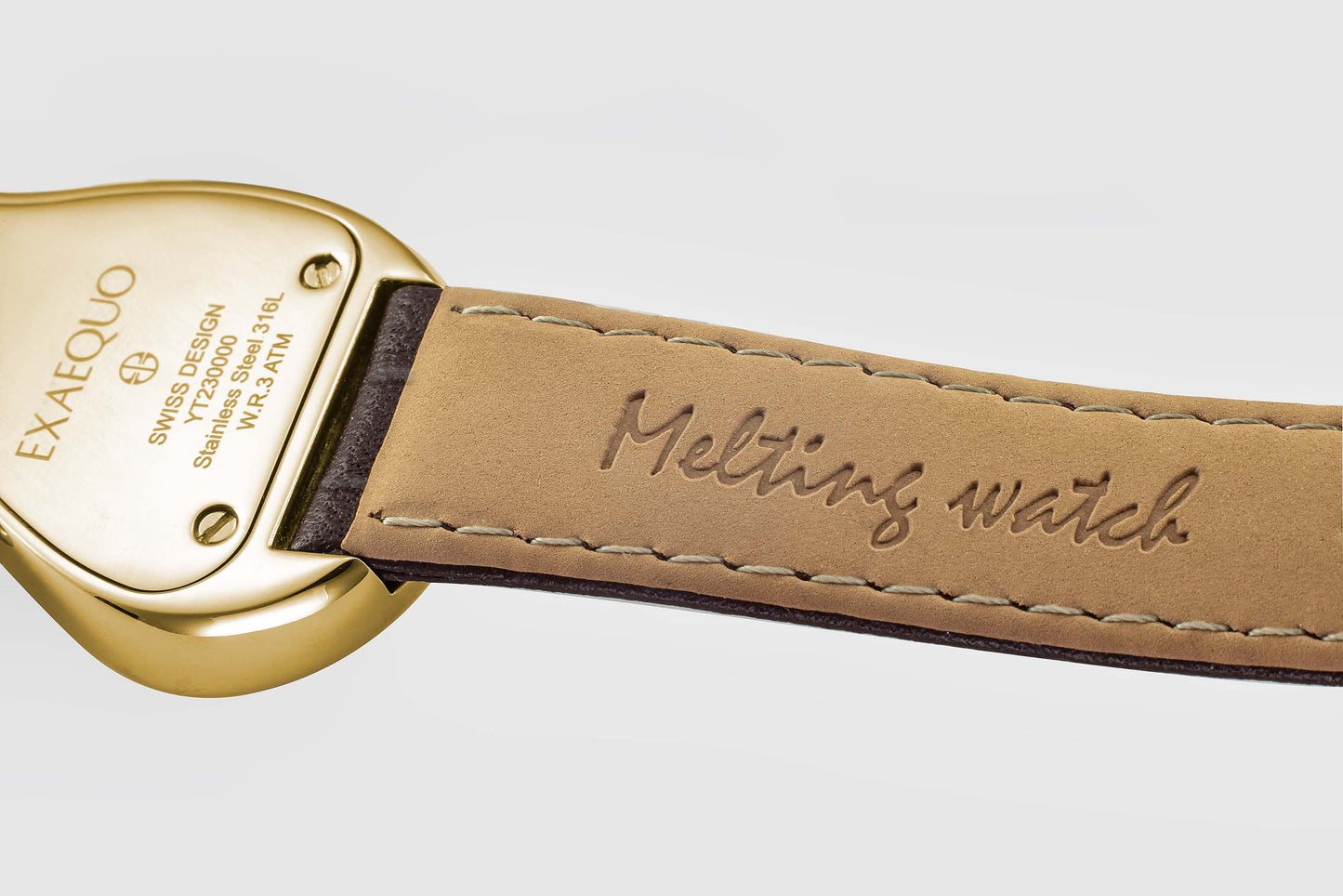 Melting Watch Gold White