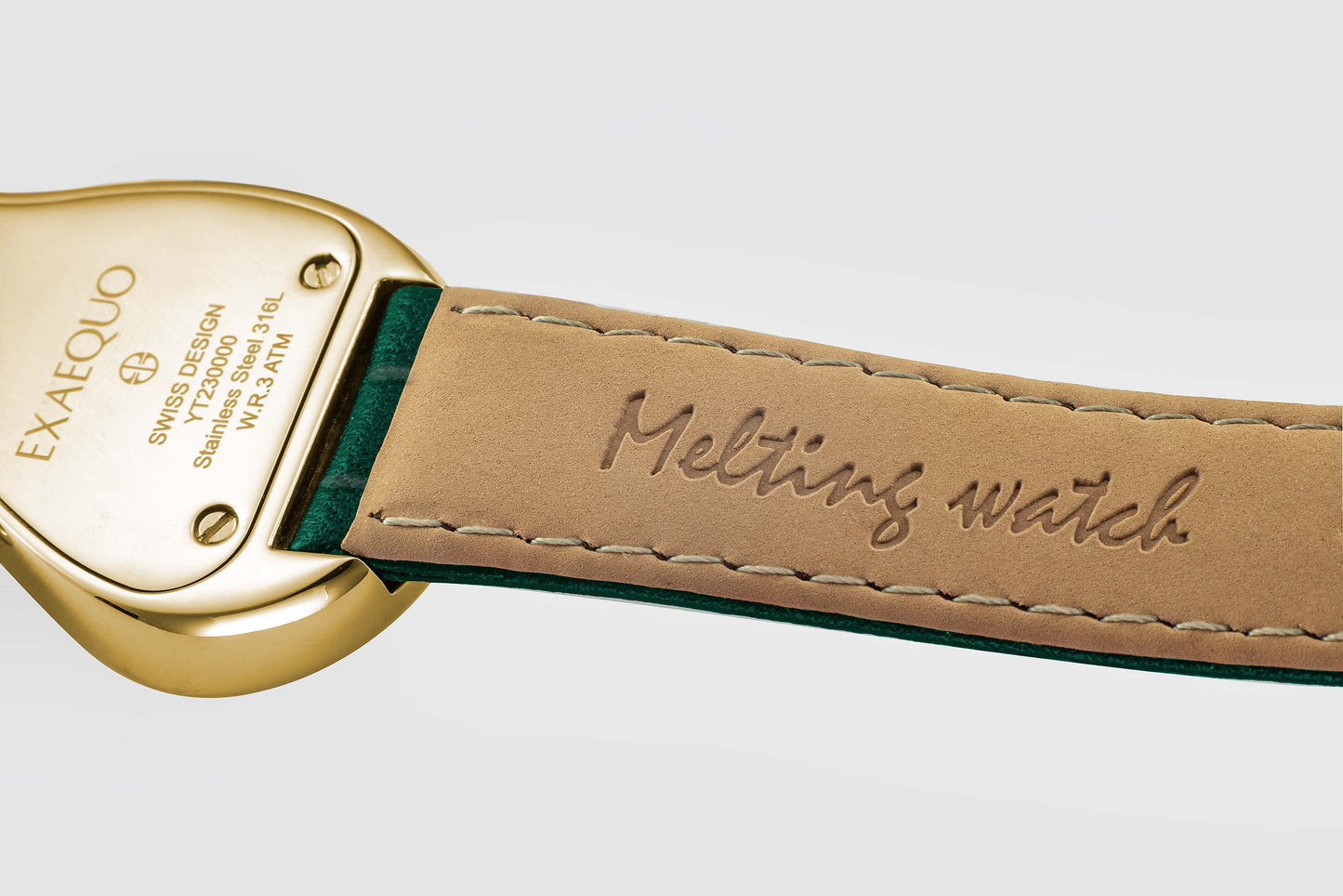 Melting Watch Gold Green